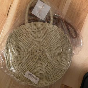 Brand new in package, summer wicker bag